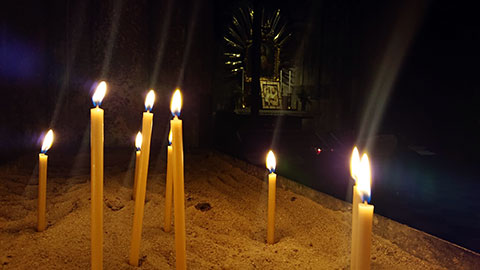 Kerzen im Stephansdom